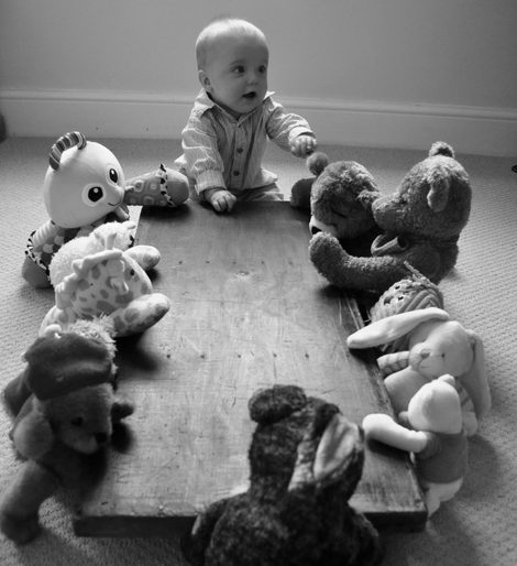 Illustration for article titled Classic films made more adorable through the addition of a baby